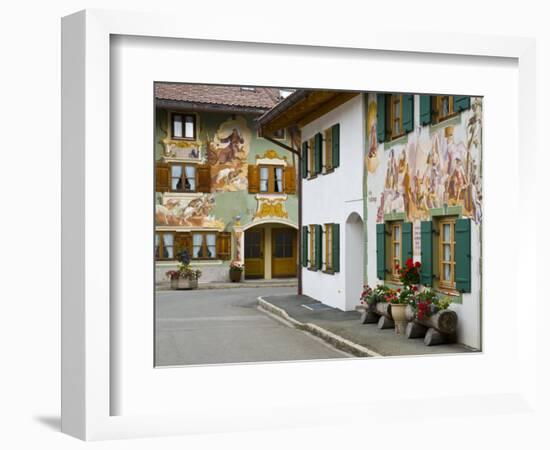 Mittenwald, Luftlmalerei, Bavaria, Germany-Alan Copson-Framed Photographic Print