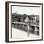 Mittlere Brucke over Rhine River in Basel-null-Framed Photographic Print