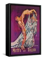 Mitty et Tillio-Charles Gesmar-Framed Stretched Canvas