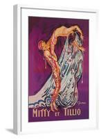 Mitty et Tillio-Charles Gesmar-Framed Art Print