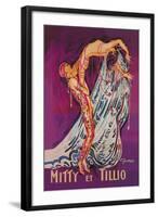 Mitty et Tillio-Charles Gesmar-Framed Art Print