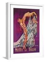 Mitty et Tillio-Charles Gesmar-Framed Art Print