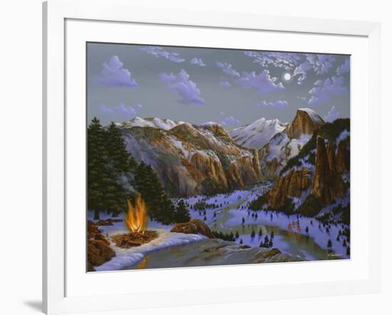 Miwok Indians At Yosemite-Eduardo Camoes-Framed Giclee Print