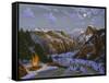 Miwok Indians At Yosemite-Eduardo Camoes-Framed Stretched Canvas