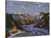 Miwok Indians At Yosemite-Eduardo Camoes-Stretched Canvas