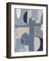 Mix Combo Blues, 2024-Parker Ross-Framed Art Print