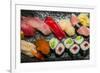 Mix Sushi Plate, Kyoto, Japan-Stefano Politi Markovina-Framed Photographic Print