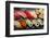 Mix Sushi Plate, Kyoto, Japan-Stefano Politi Markovina-Framed Premium Photographic Print