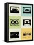 Mix Tape Poster-NaxArt-Framed Stretched Canvas