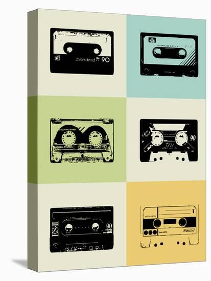 Mix Tape Poster-NaxArt-Stretched Canvas