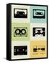 Mix Tape Poster-NaxArt-Framed Stretched Canvas