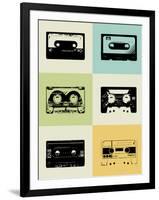 Mix Tape Poster-NaxArt-Framed Premium Giclee Print