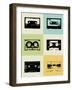 Mix Tape Poster-NaxArt-Framed Art Print