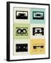 Mix Tape Poster-NaxArt-Framed Art Print