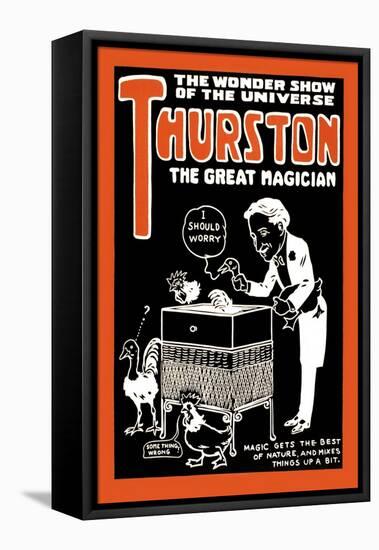 Mix Up Nature: Thurston the Great Magician the Wonder Show of the Universe-null-Framed Stretched Canvas