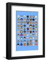 Mixed - Animaru Cartoon Animal Print-Animaru-Framed Giclee Print