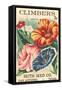 Mixed Climbers Seed Packet-null-Framed Stretched Canvas