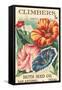 Mixed Climbers Seed Packet-null-Framed Stretched Canvas
