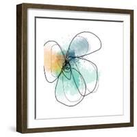 Mixed Color Petals-Jan Weiss-Framed Art Print