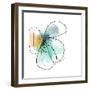 Mixed Color Petals-Jan Weiss-Framed Art Print