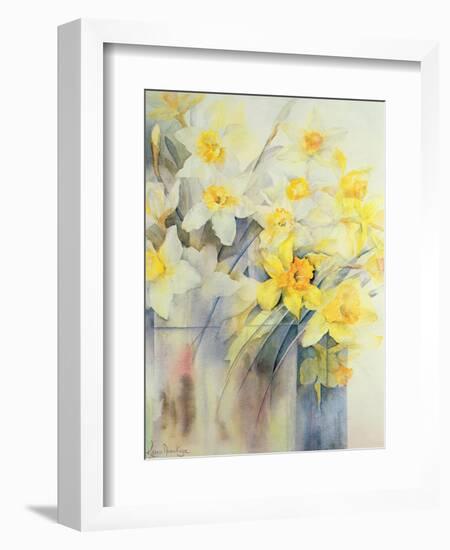 Mixed Daffodils in a Tank-Karen Armitage-Framed Giclee Print