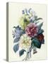 Mixed Dahlias, 1840-Elisa-Emilie Lemire-Stretched Canvas