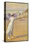 Mixed Doubles by the Sea-L. Tanquerey-Stretched Canvas