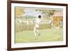 Mixed Doubles in the Grounds of a Stately Home-C.m. Brock-Framed Photographic Print