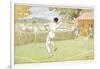 Mixed Doubles in the Grounds of a Stately Home-C.m. Brock-Framed Photographic Print