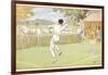 Mixed Doubles in the Grounds of a Stately Home-C.m. Brock-Framed Photographic Print