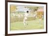 Mixed Doubles in the Grounds of a Stately Home-C.m. Brock-Framed Premium Photographic Print