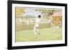 Mixed Doubles in the Grounds of a Stately Home-C.m. Brock-Framed Photographic Print