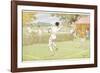 Mixed Doubles in the Grounds of a Stately Home-C.m. Brock-Framed Photographic Print