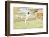 Mixed Doubles in the Grounds of a Stately Home-C.m. Brock-Framed Photographic Print