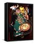 Mixed Ethnic Couples Enjoying Themselves in a Casino-Bill Bachmann-Framed Stretched Canvas