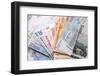 Mixed Euro Notes-PaulMaguire-Framed Photographic Print