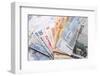 Mixed Euro Notes-PaulMaguire-Framed Photographic Print