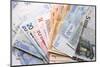 Mixed Euro Notes-PaulMaguire-Mounted Photographic Print