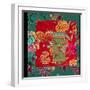 MIXED FLORAL COLLAGE-Linda Arthurs-Framed Giclee Print