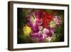 Mixed Flower Bouquet,Digital Painting,Illustration-Tithi Luadthong-Framed Art Print