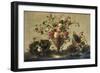 Mixed Flowers in a Gilt Goblet-Guardi-Framed Giclee Print