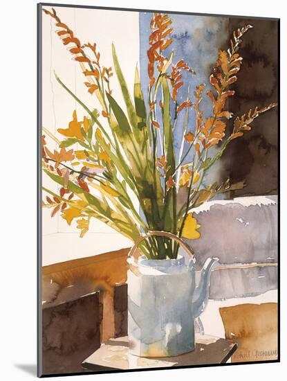 Mixed Flowers in Jug-Richard Akerman-Mounted Giclee Print