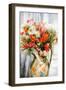 Mixed Flowers with Chrysanthemums in a Jug-Joan Thewsey-Framed Giclee Print