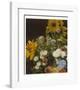 Mixed Flowers-Pierre-Auguste Renoir-Framed Art Print