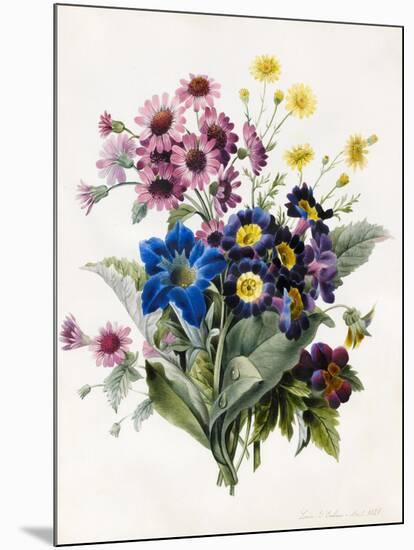 Mixed Flowers-Louise D'Orleans-Mounted Giclee Print