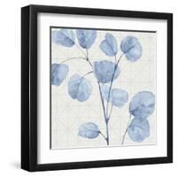 Mixed Greens LII Blue-Lisa Audit-Framed Art Print