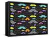 Mixed Mustaches-Joanne Paynter Design-Framed Stretched Canvas