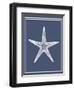 Mixed Nautical White on Indigo Blue a-Fab Funky-Framed Art Print