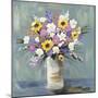 Mixed Pastel Bouquet I-Jade Reynolds-Mounted Art Print