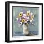 Mixed Pastel Bouquet I-Jade Reynolds-Framed Art Print